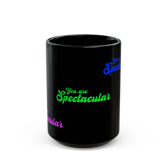 Spectacular Black Coffee Mug | 11oz & 15oz Ceramic Cup