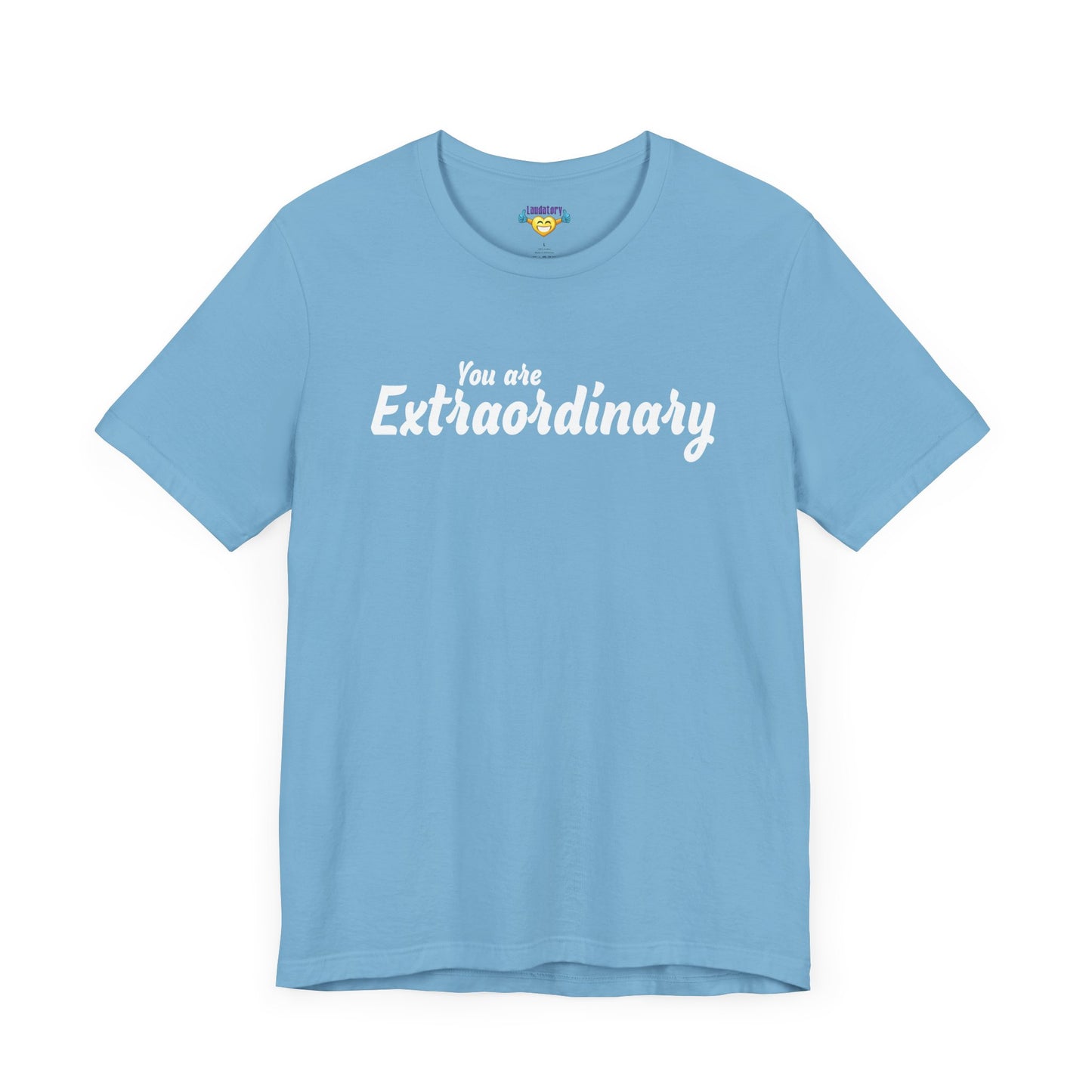 「You are Extraordinary」 - ホワイトテキスト - ユニセックス 半袖 T シャツ