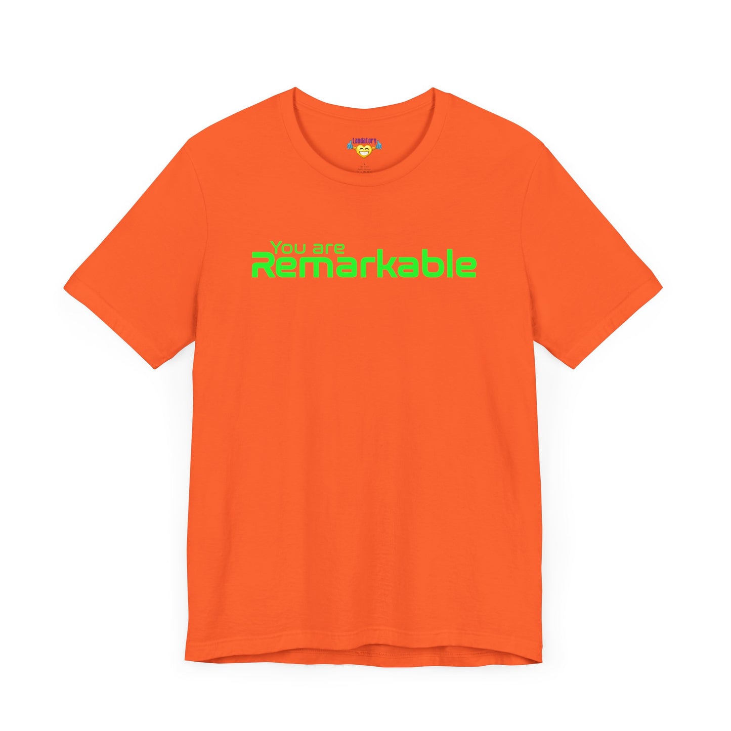 You are Remarkable - グリーンテキスト - ユニセックス 半袖Tシャツ