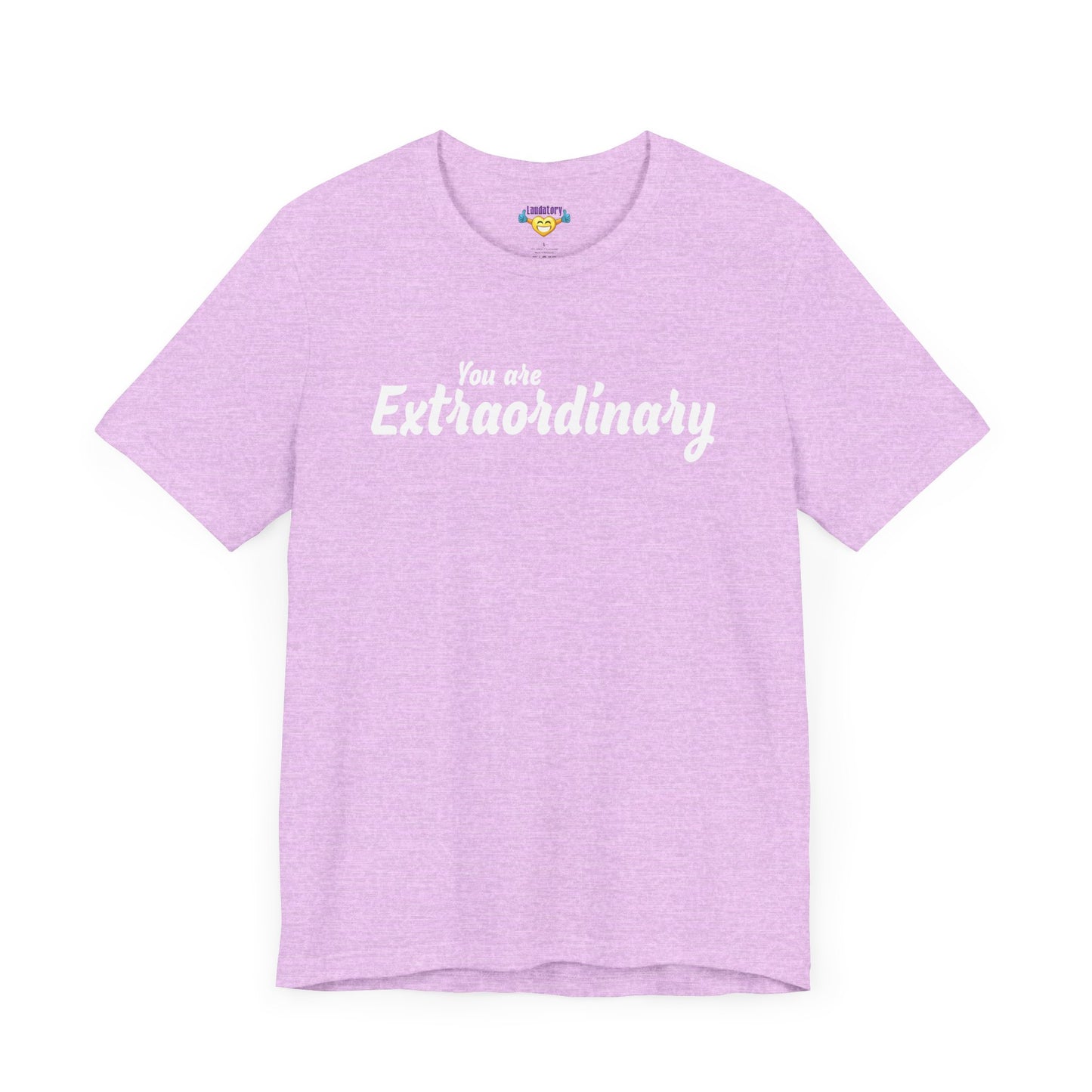 「You are Extraordinary」 - ホワイトテキスト - ユニセックス 半袖 T シャツ