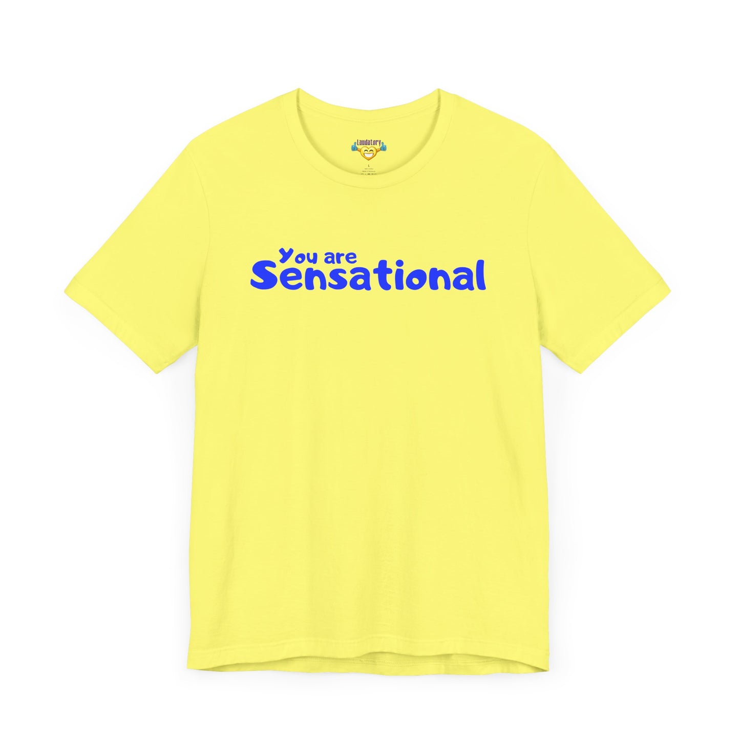 You are Sensational - ブルーテキスト - ユニセックス 半袖 T シャツ