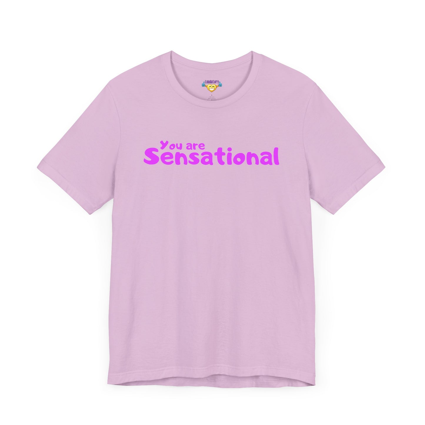 You are Sensational - ピンクの文字 - ユニセックス 半袖 T シャツ