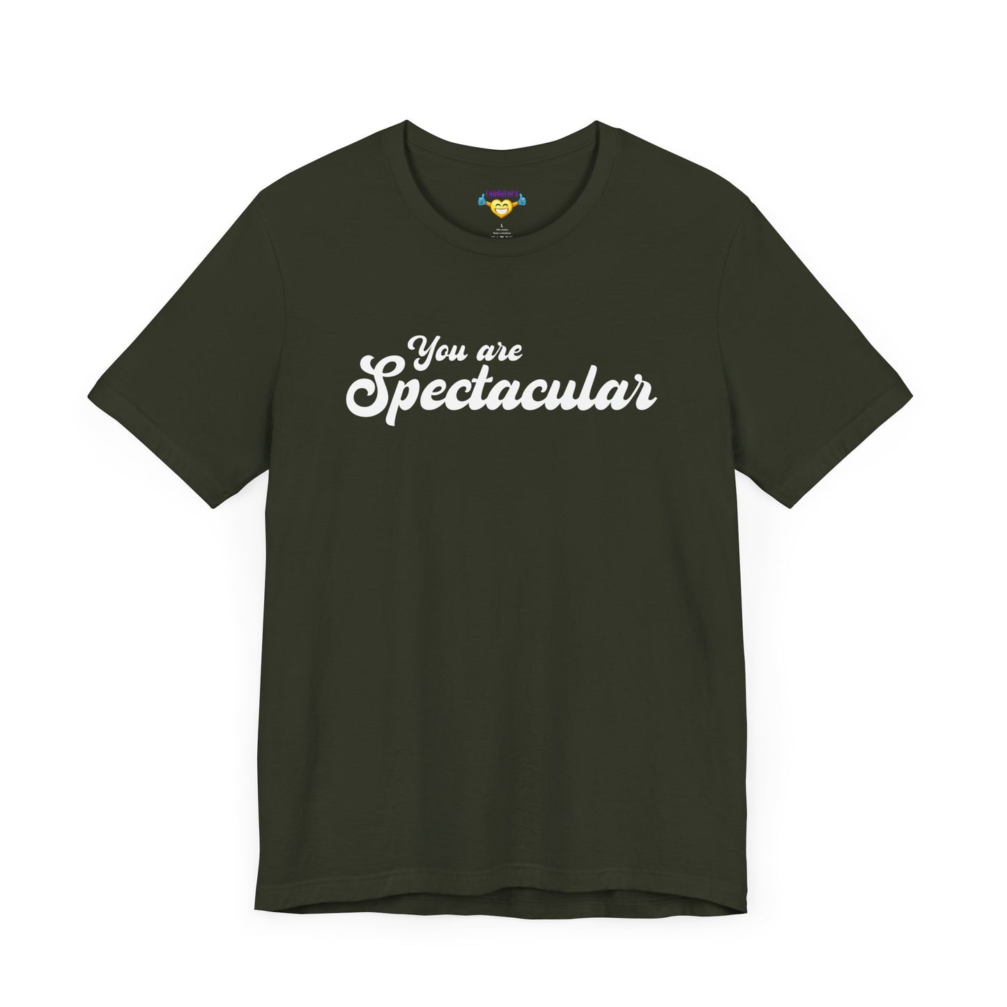 You are Spectacular - White Text - Unisex Short Sleeve T-shirt