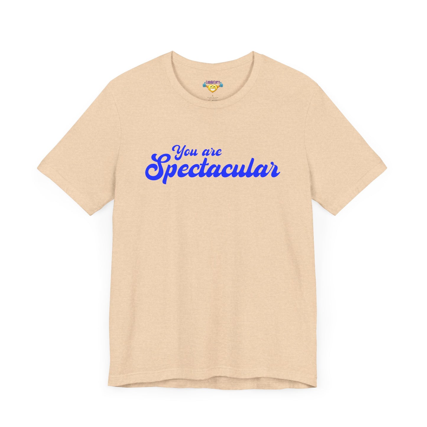 You are Spectacular - Blue Text - Unisex Short Sleeve T-shirt
