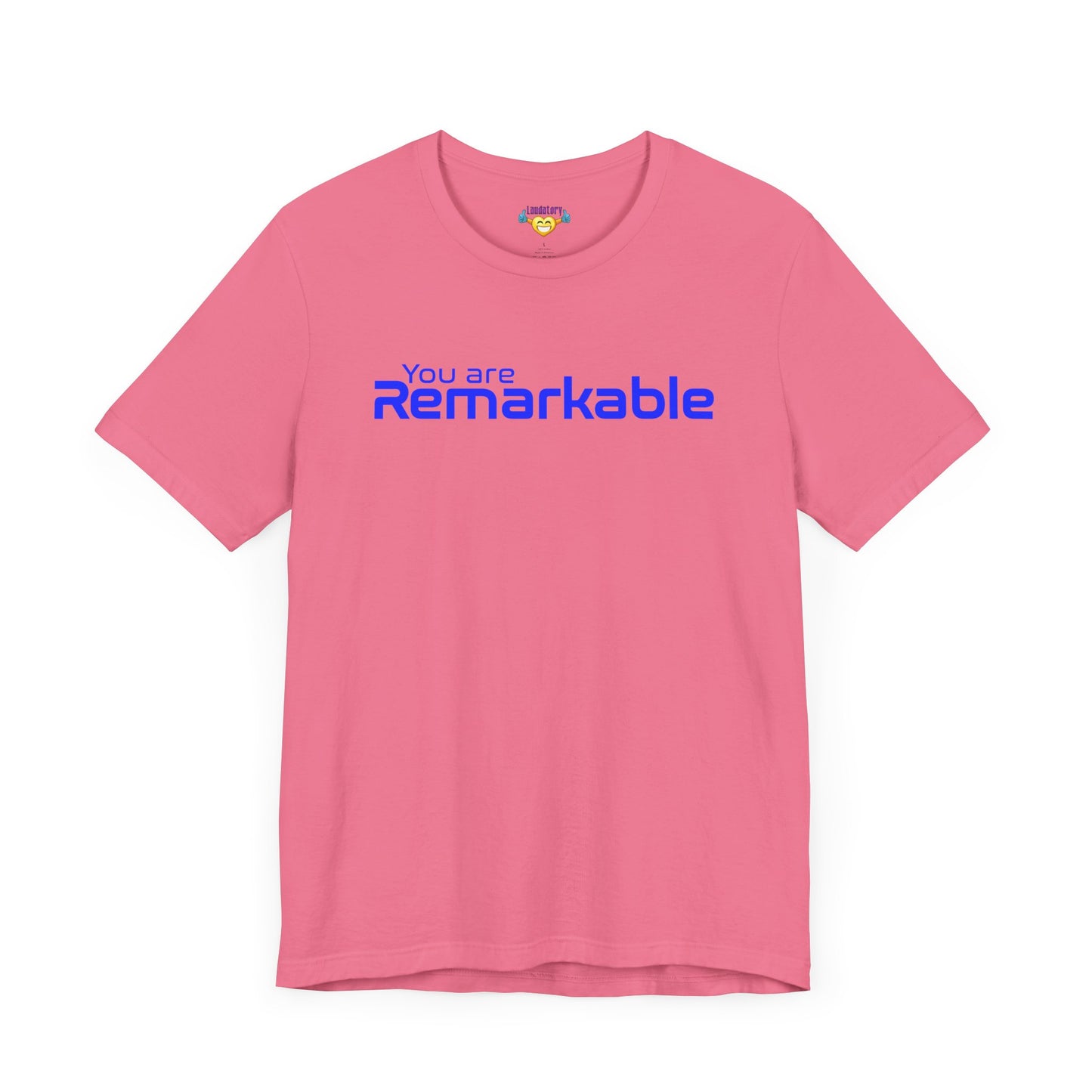 You are Remarkable - 青い文字 - ユニセックス 半袖 T シャツ