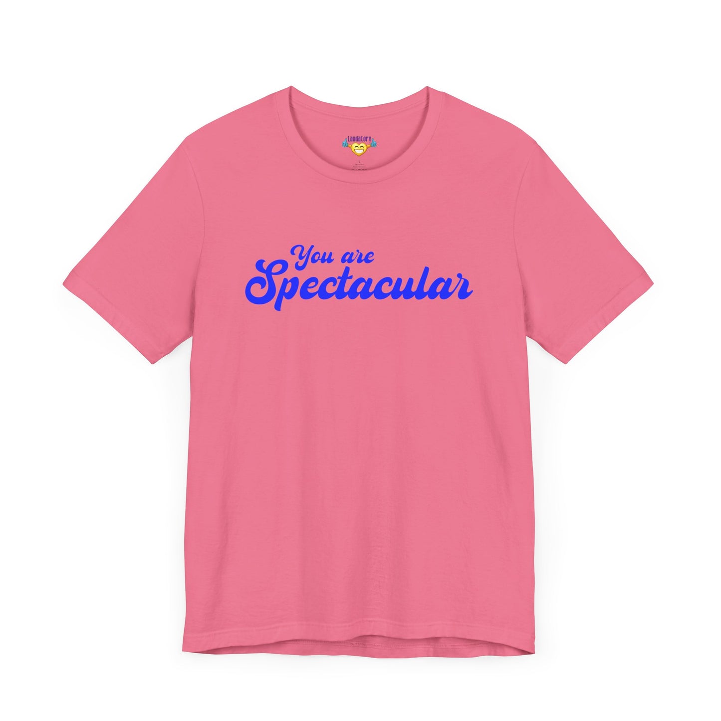 You are Spectacular - Blue Text - Unisex Short Sleeve T-shirt