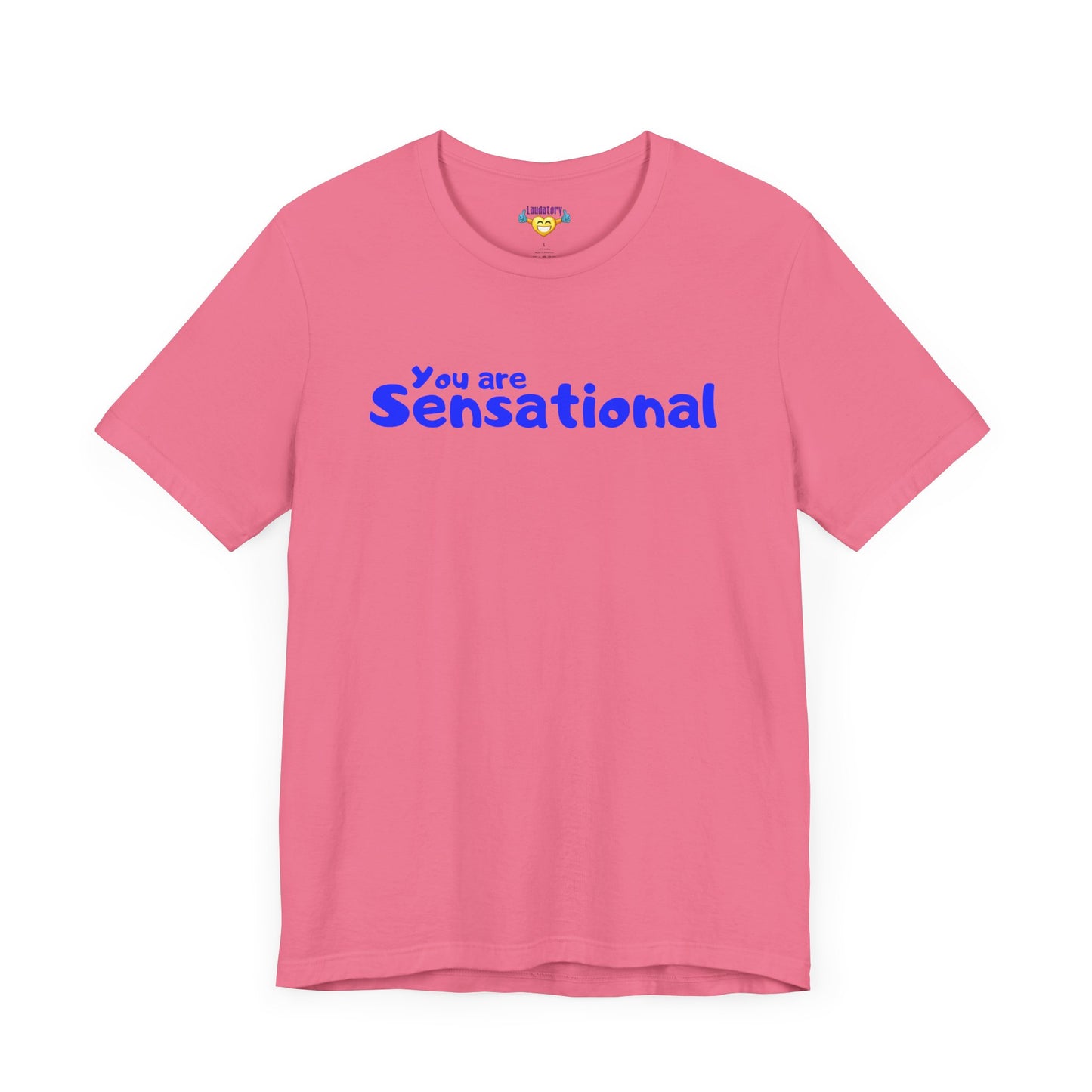 You are Sensational - ブルーテキスト - ユニセックス 半袖 T シャツ