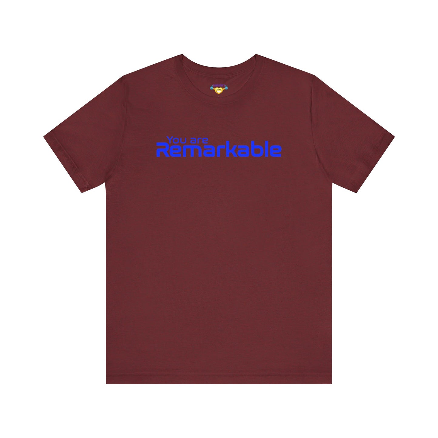 You are Remarkable - 青い文字 - ユニセックス 半袖 T シャツ