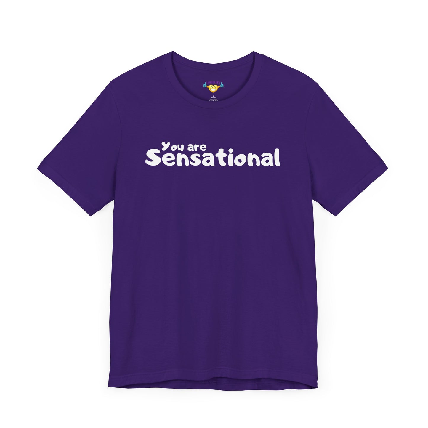 You are Sensational - ホワイトテキスト - ユニセックス 半袖 T シャツ