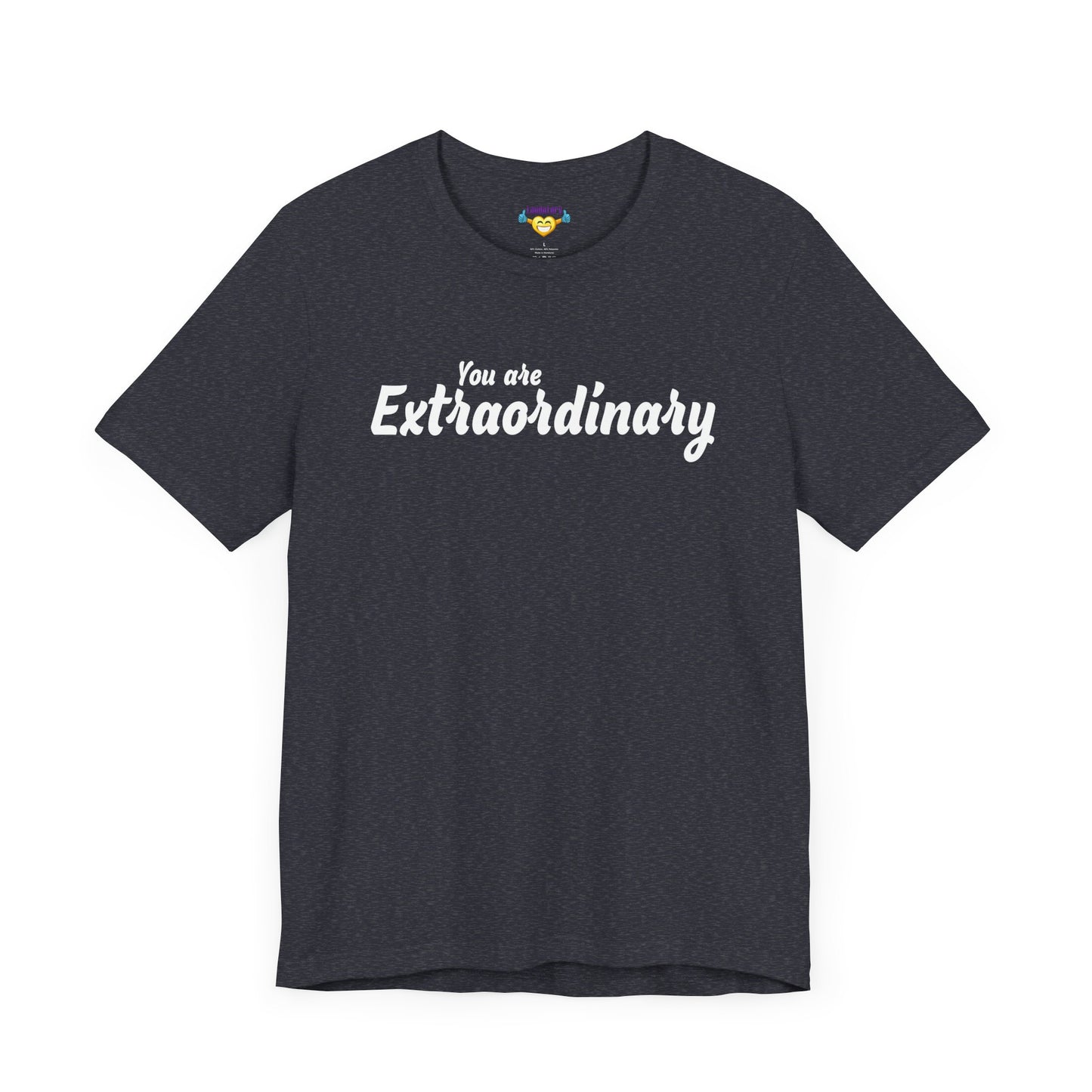 「You are Extraordinary」 - ホワイトテキスト - ユニセックス 半袖 T シャツ