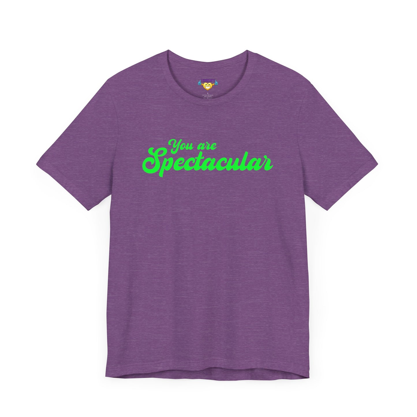 You are Spectacular - Green Text - Unisex Short Sleeve T-shirt