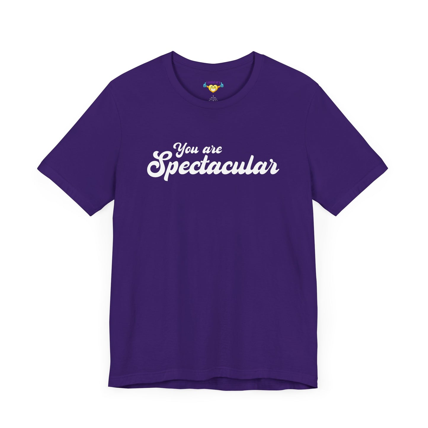 You are Spectacular - White Text - Unisex Short Sleeve T-shirt