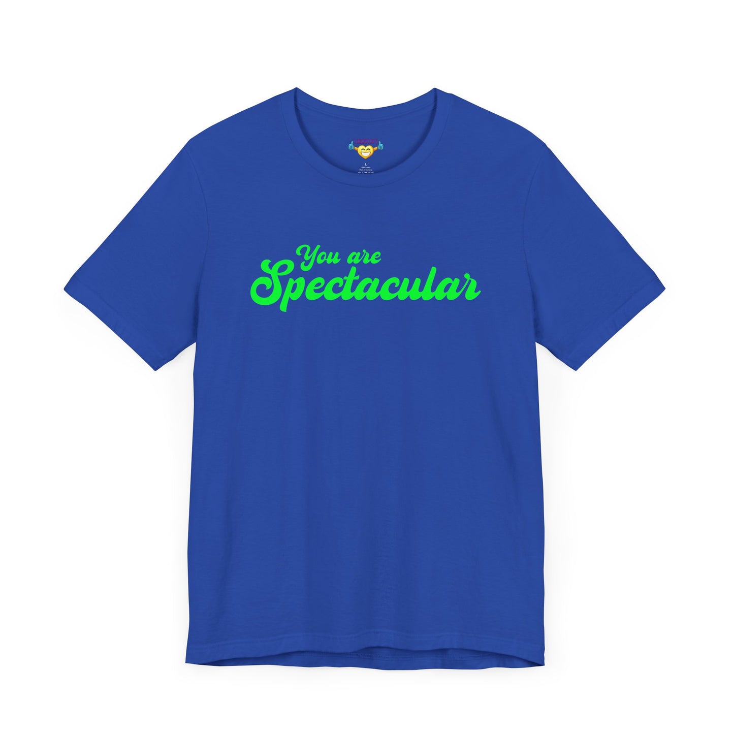 You are Spectacular - Green Text - Unisex Short Sleeve T-shirt