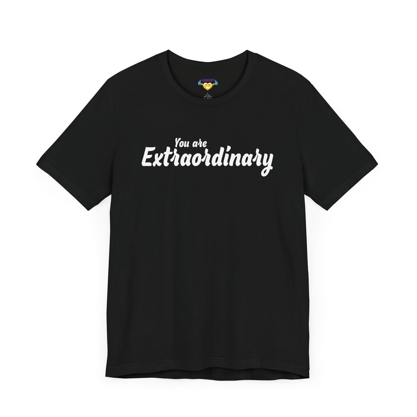 「You are Extraordinary」 - ホワイトテキスト - ユニセックス 半袖 T シャツ