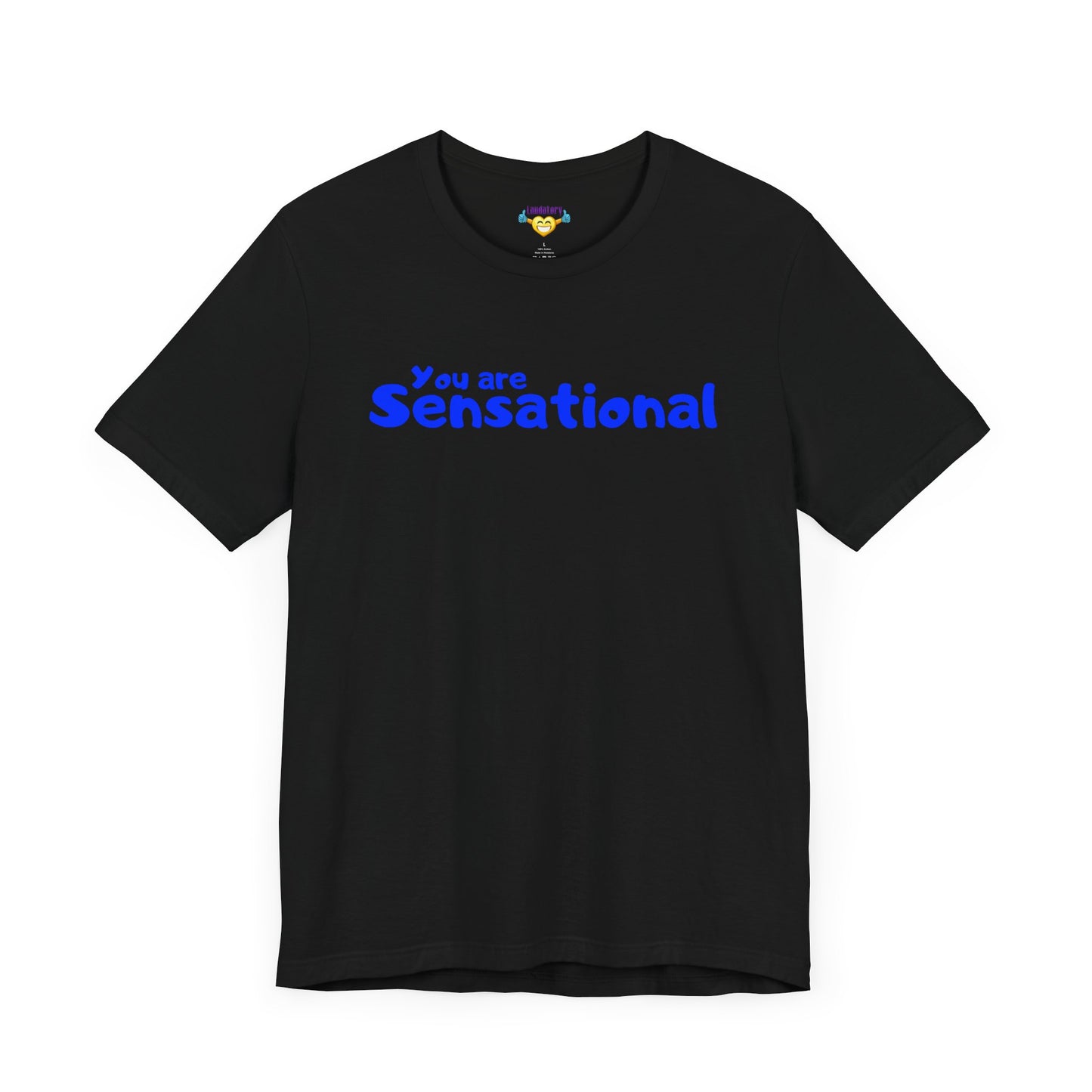 You are Sensational - ブルーテキスト - ユニセックス 半袖 T シャツ