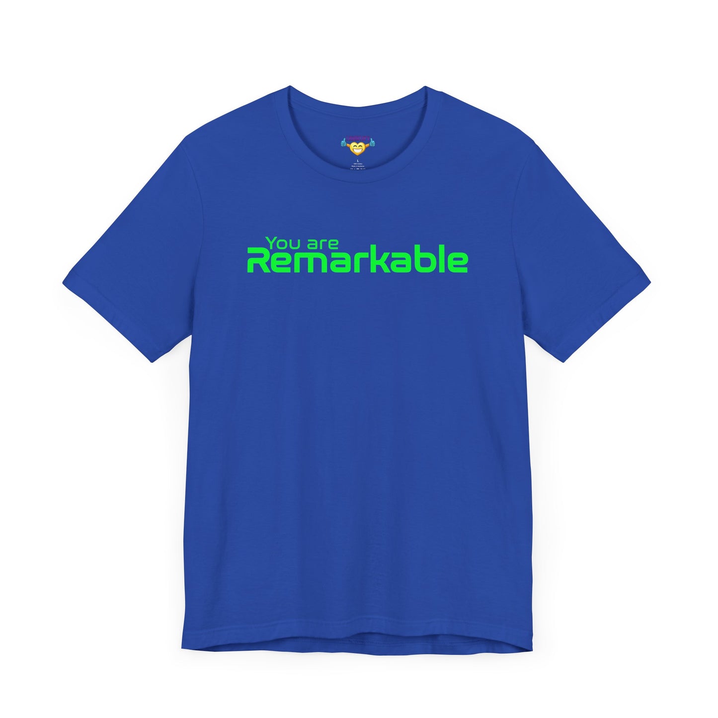 You are Remarkable - グリーンテキスト - ユニセックス 半袖Tシャツ