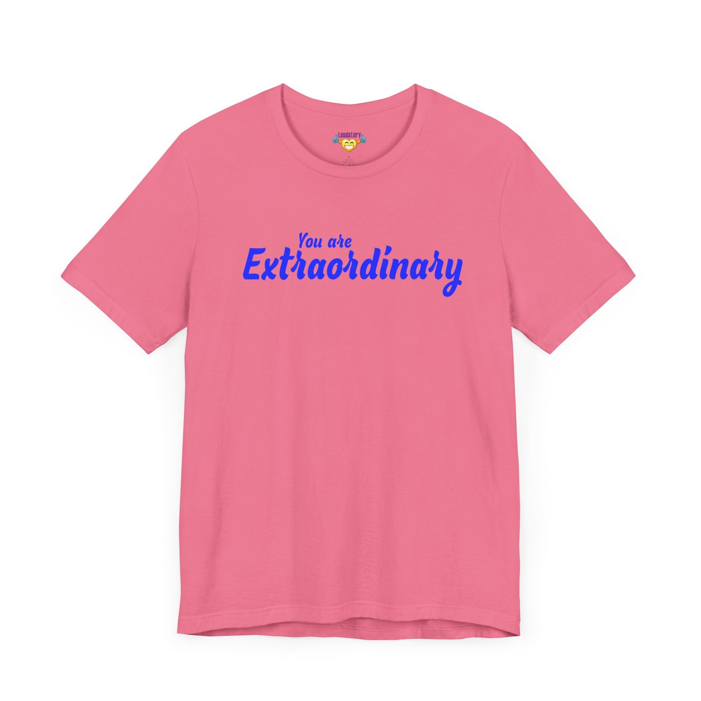 「You are Extraordinary」 - 青文字 - ユニセックス 半袖 T シャツ