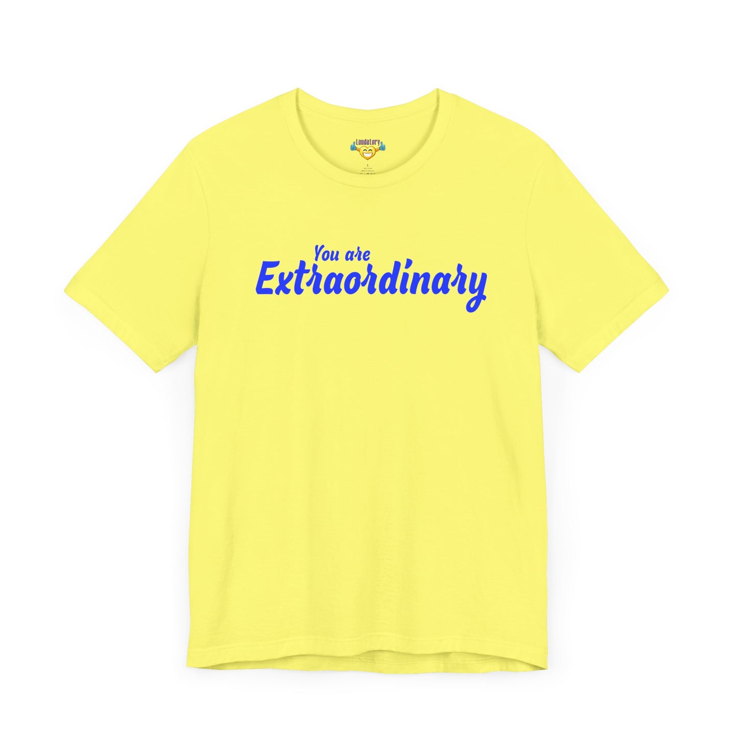 「You are Extraordinary」 - 青文字 - ユニセックス 半袖 T シャツ