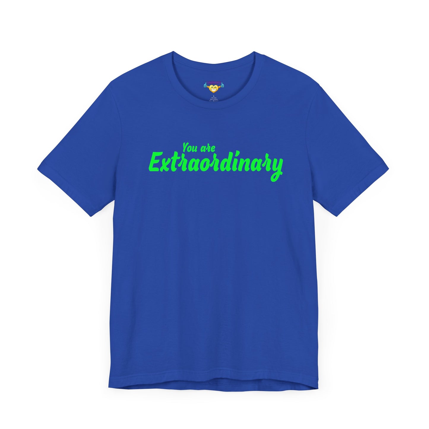 「You are Extraordinary」 - グリーンの文字 - ユニセックス 半袖 T シャツ