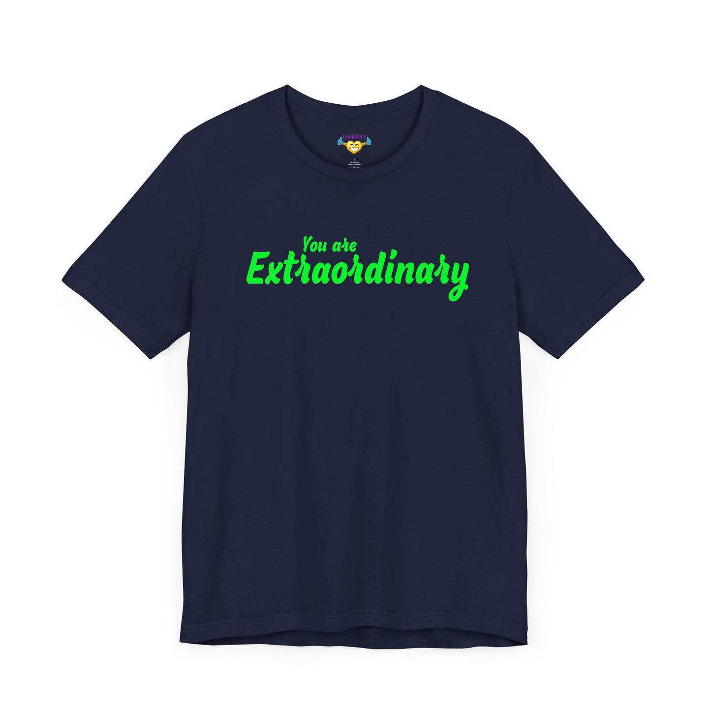 「You are Extraordinary」 - グリーンの文字 - ユニセックス 半袖 T シャツ
