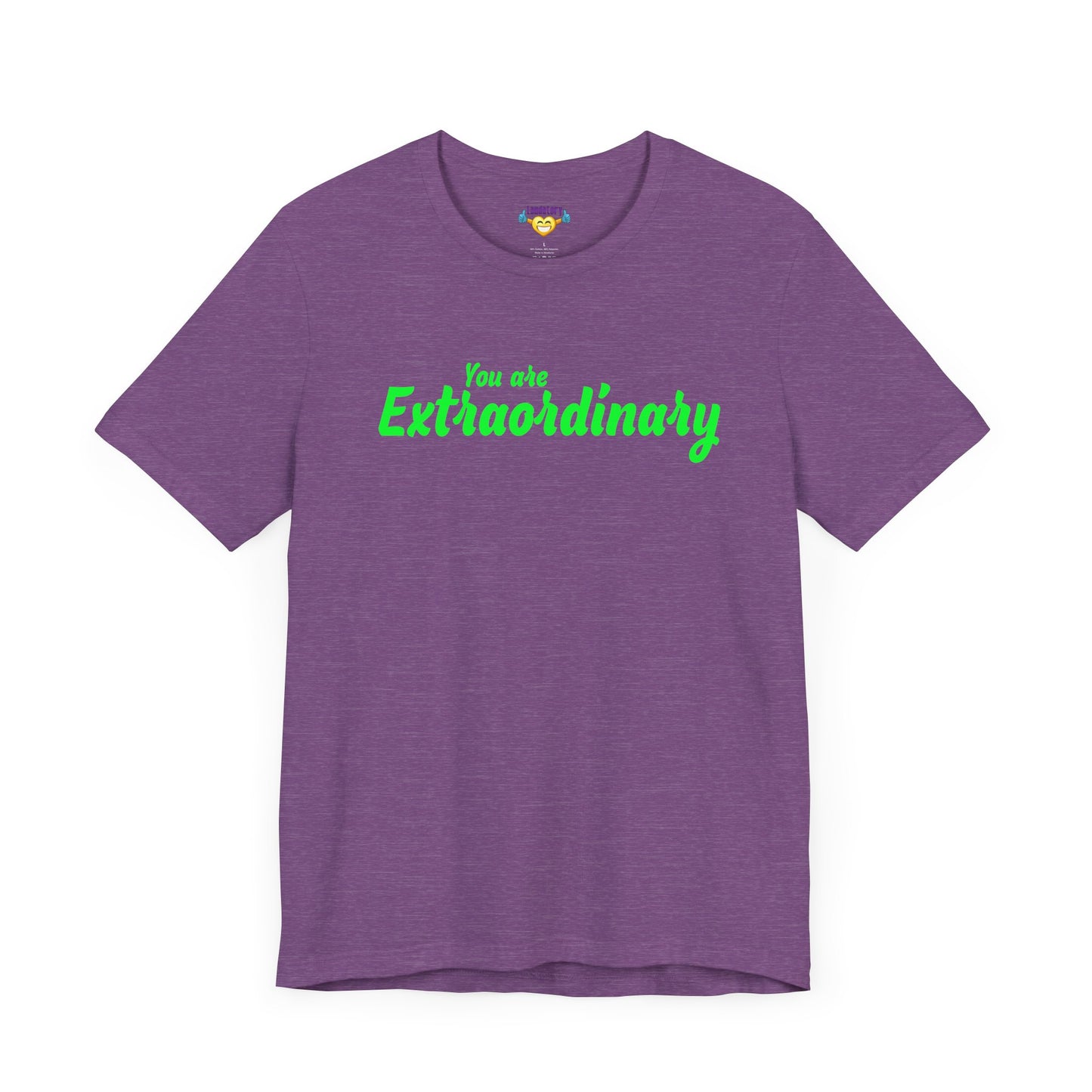 「You are Extraordinary」 - グリーンの文字 - ユニセックス 半袖 T シャツ