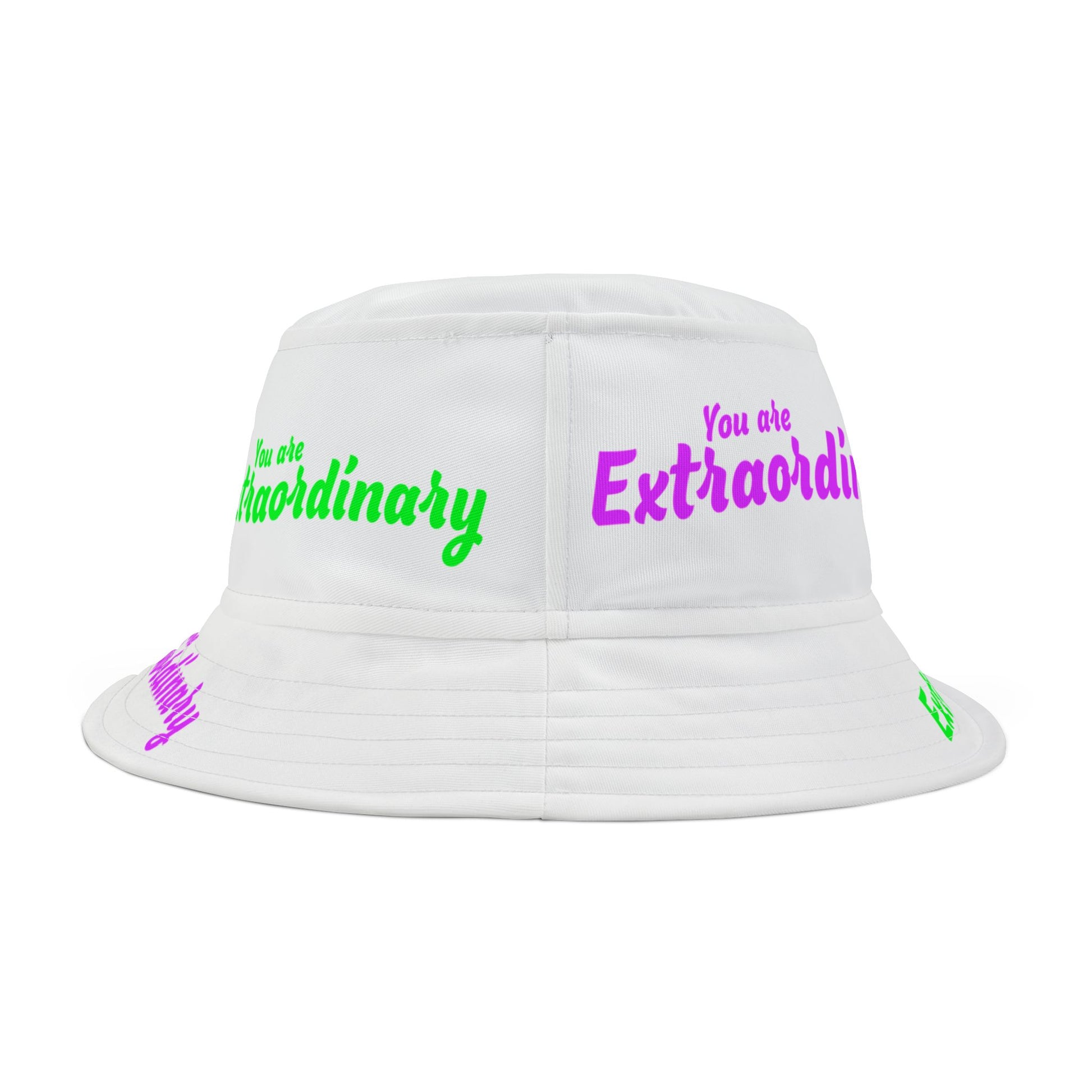 You Are Extraordinary Bucket Hat | Uplifting AOP Design