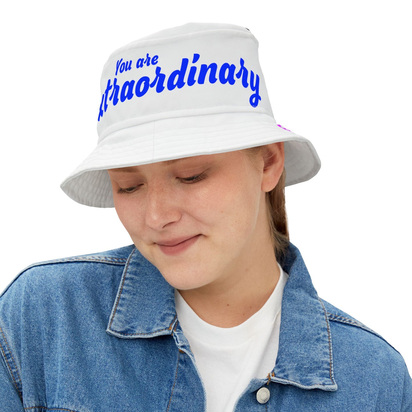 You Are Extraordinary Bucket Hat | Uplifting AOP Design