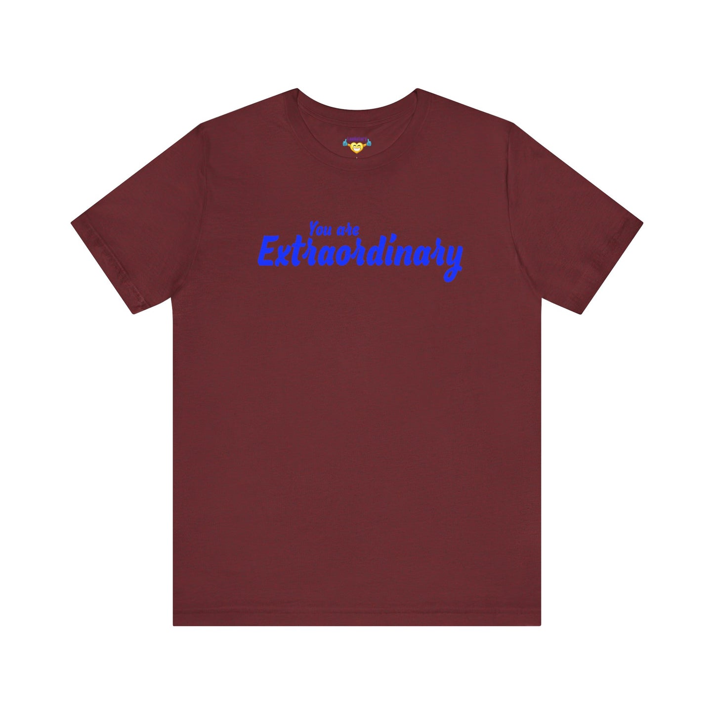 「You are Extraordinary」 - 青文字 - ユニセックス 半袖 T シャツ