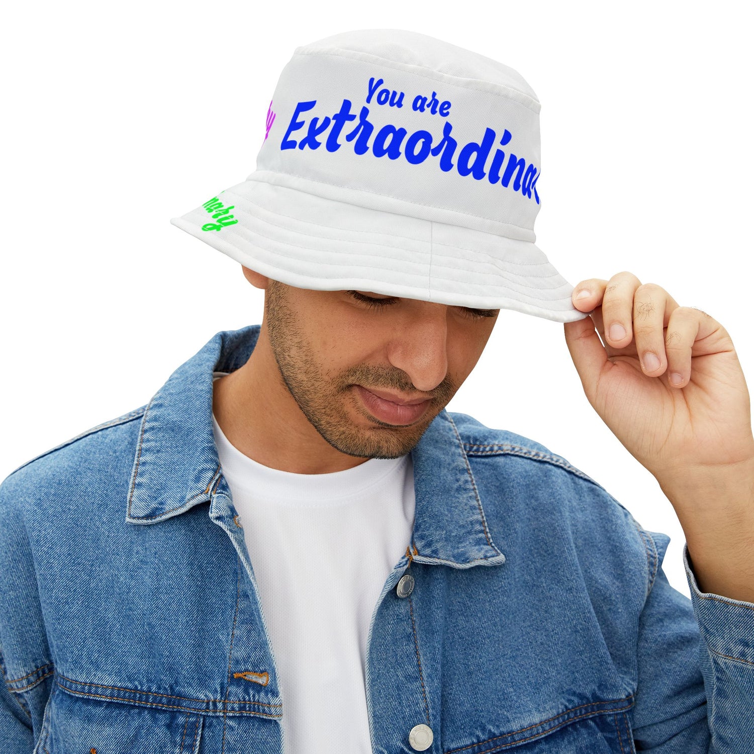 You Are Extraordinary Bucket Hat | Uplifting AOP Design