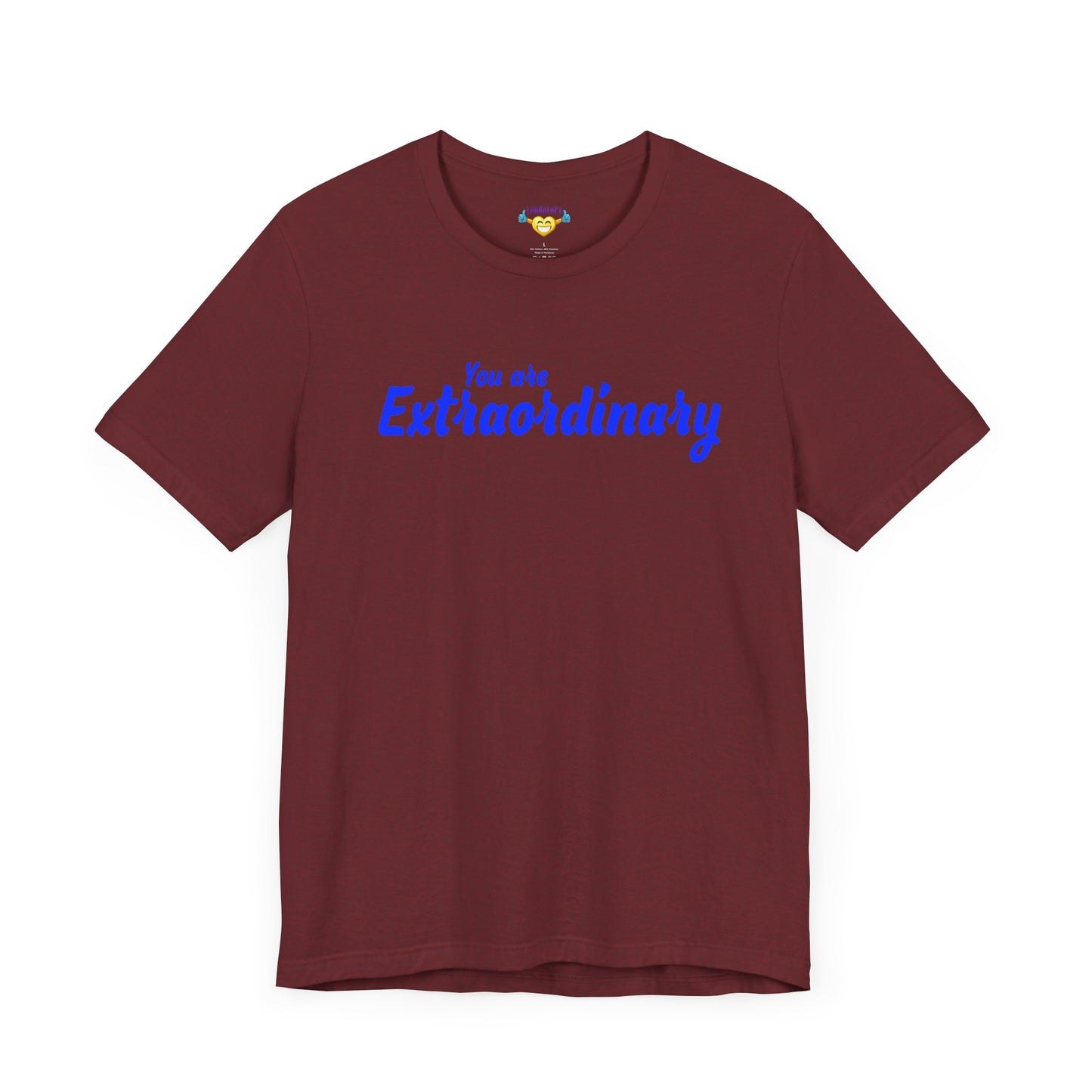 「You are Extraordinary」 - 青文字 - ユニセックス 半袖 T シャツ
