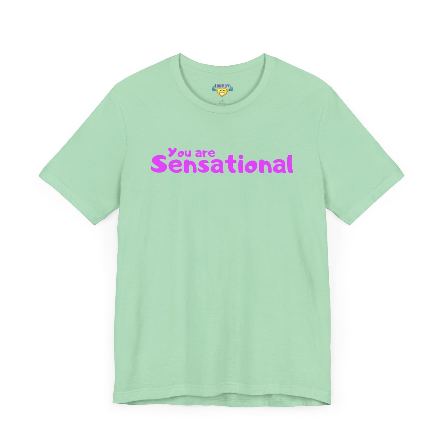 You are Sensational - ピンクの文字 - ユニセックス 半袖 T シャツ