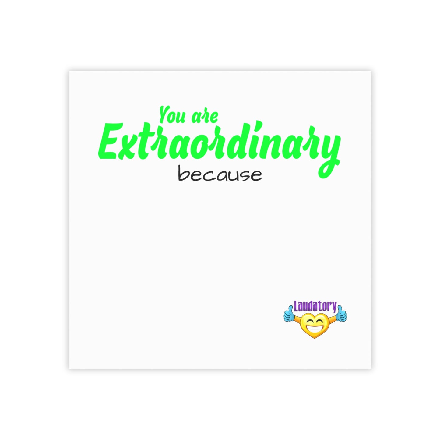 You Are Extraordinary Motivational Note Pads | Inspire Positivity