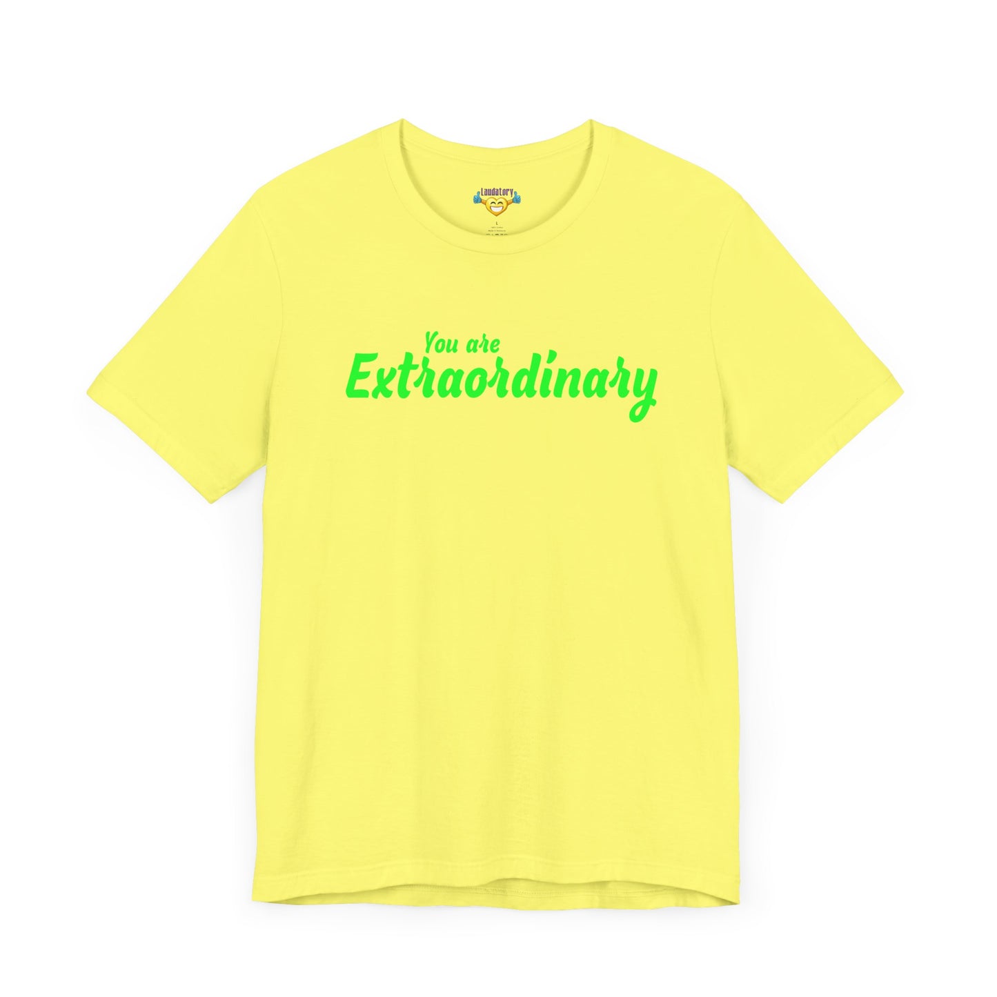 「You are Extraordinary」 - グリーンの文字 - ユニセックス 半袖 T シャツ